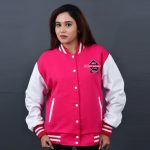 Letterman Jackets women pink