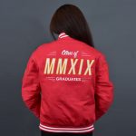 red varsity jacket