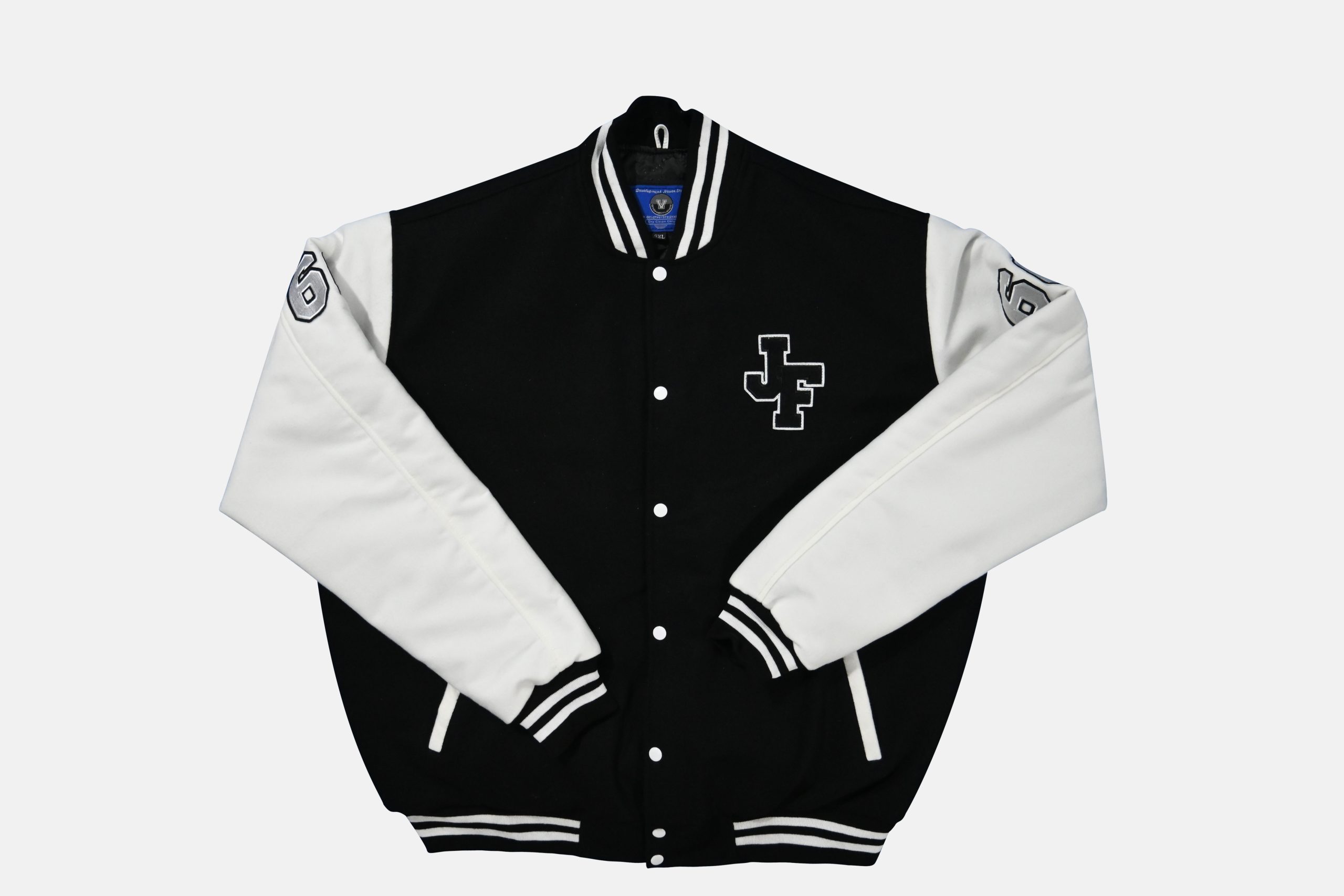 Black and White Letterman Jacket