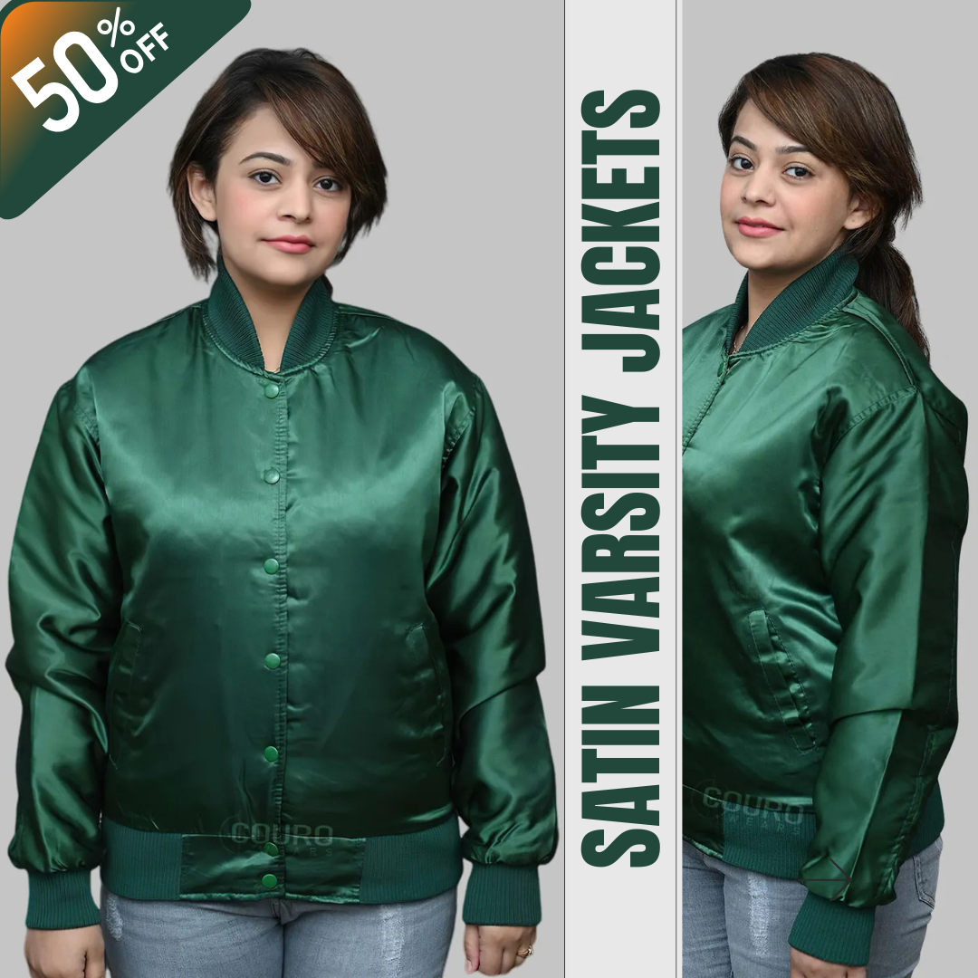 Varsity Jackets Satin for Women